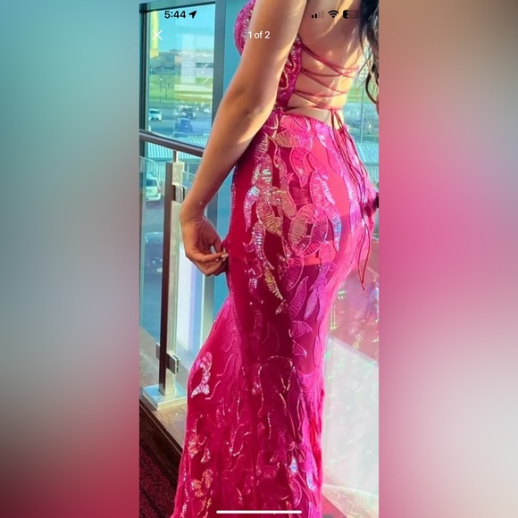 Jovani prom dress size 4 worn once. Make an offer!! - Picture 1 of 2